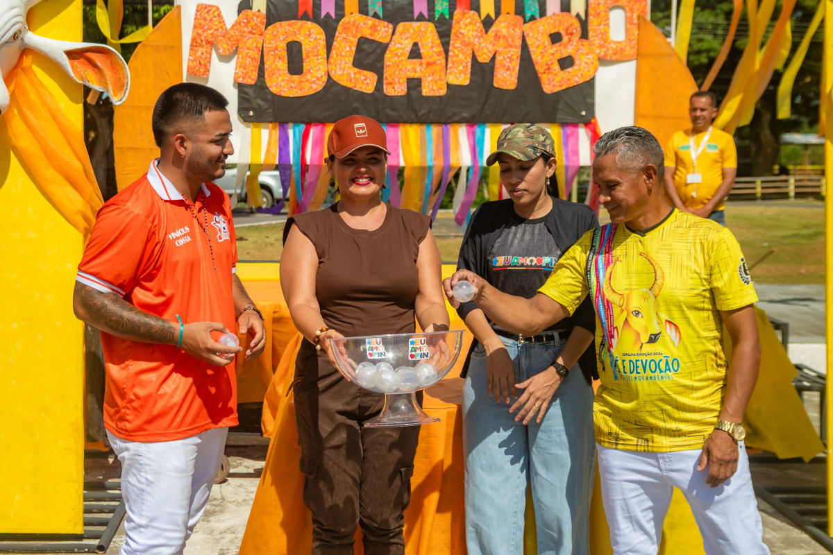 Prefeitura de Parintins realiza sorteio e define ordem de apresentação do 21º Festival Folclórico do Mocambo
