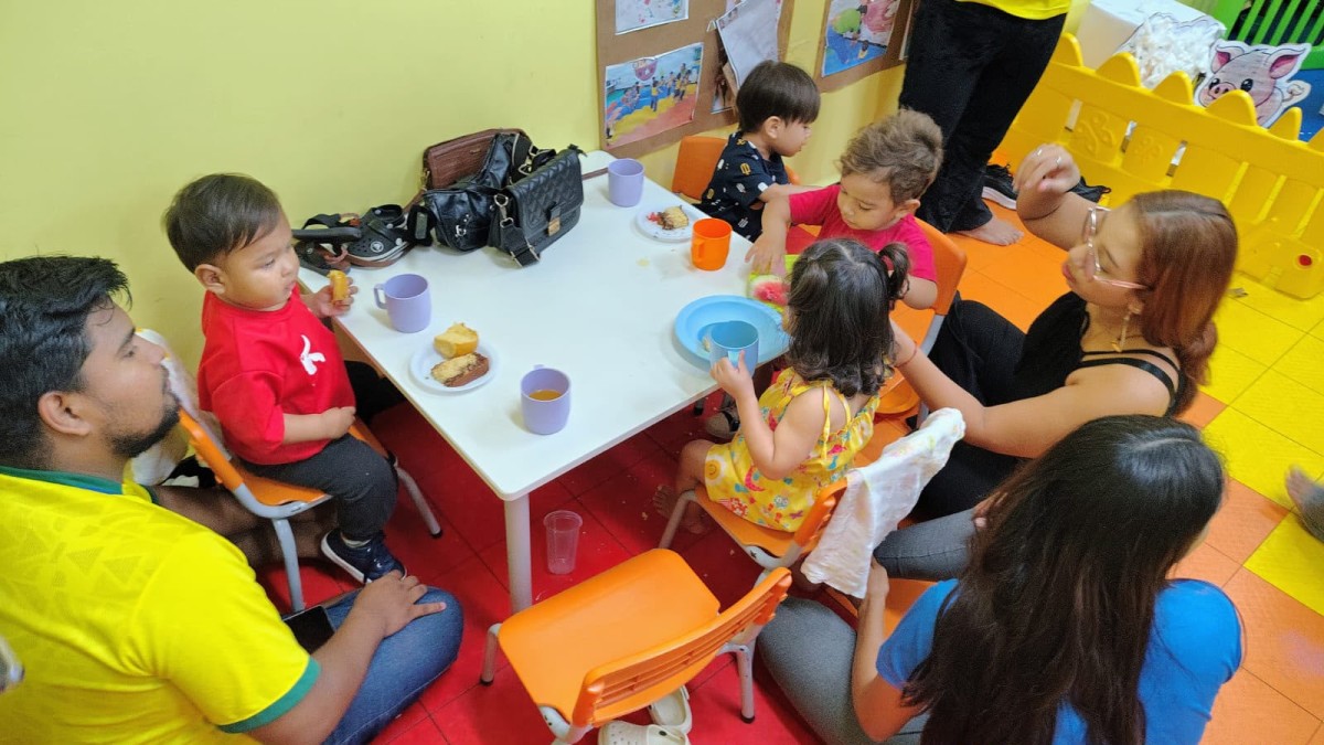 Creche Professora Paula do Carmo fortalece a parceria com famílias durante programação “Família Presente e Infância Feliz”