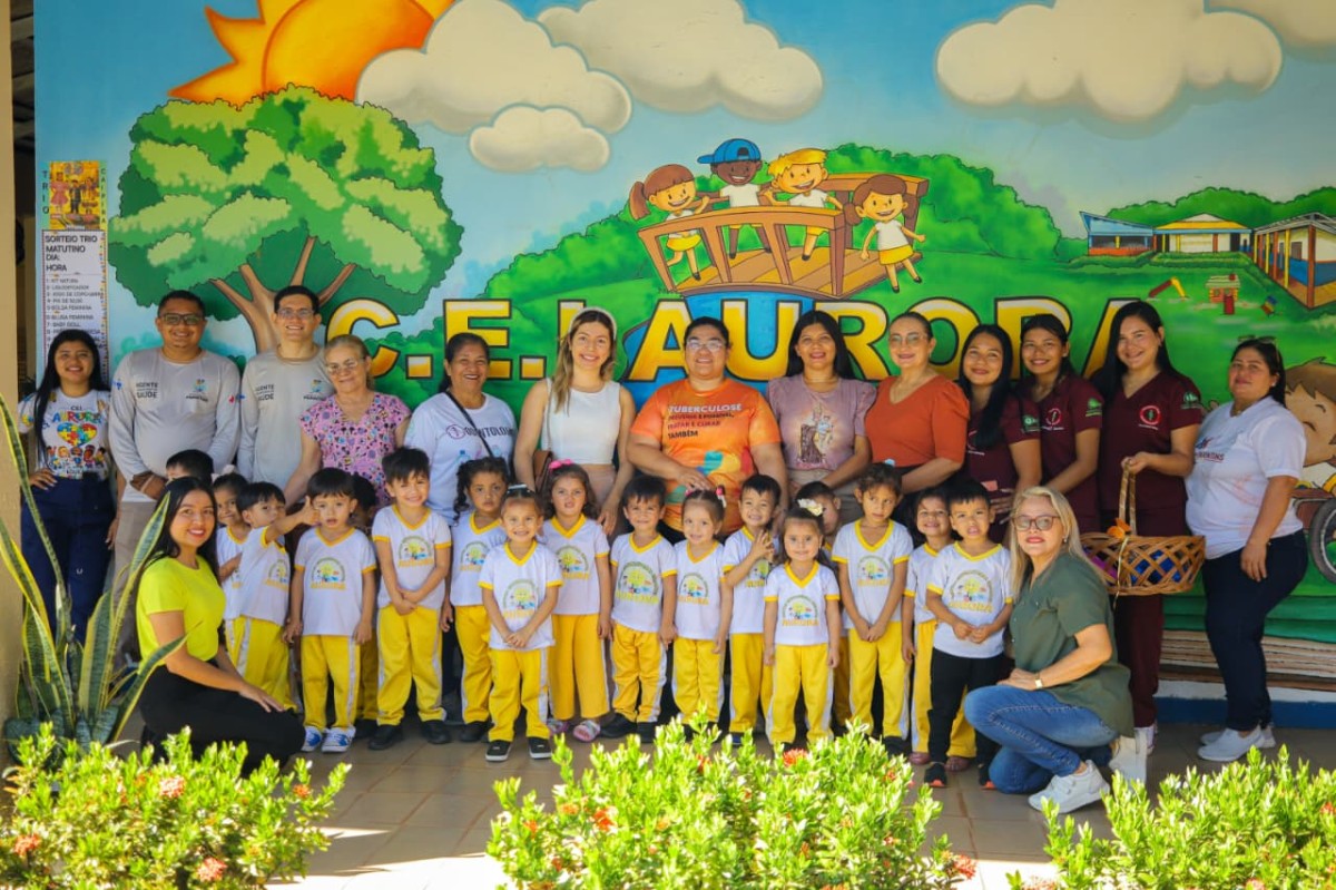 Programa Saúde na Escola promove ações de prevenção e saúde bucal no C.E.I. Aurora
