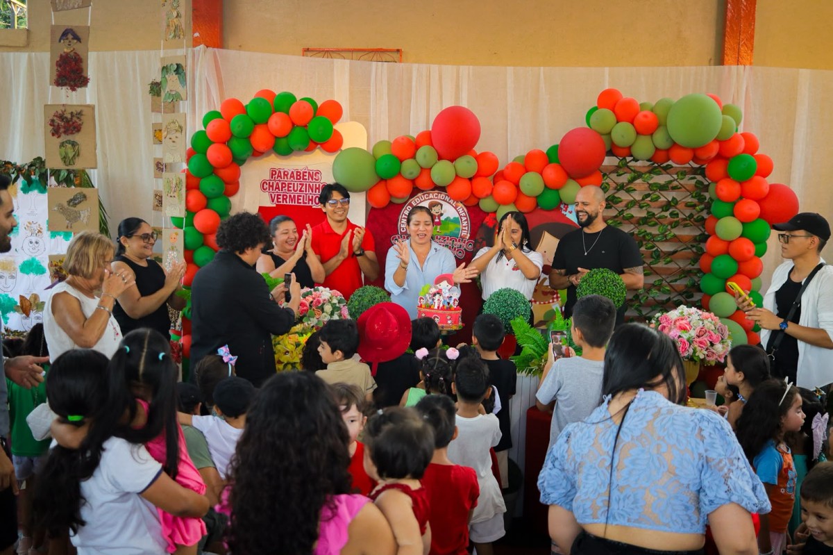CEI Chapeuzinho Vermelho celebra 47 anos com festa e exposição de educação ambiental