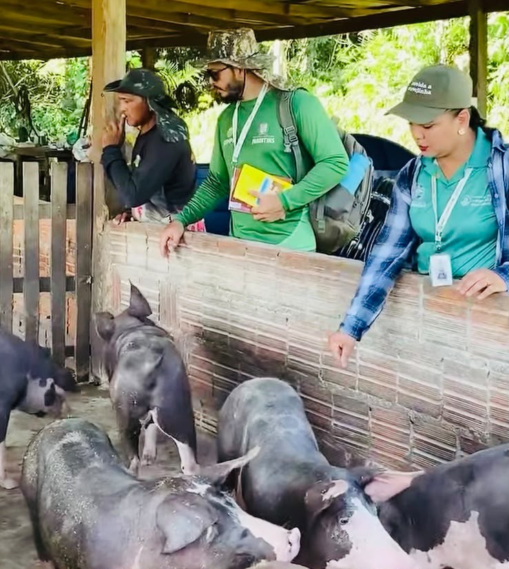 Criadores e produtores da região do Mocambo e Caburi recebem Capacitação em Suinocultura
