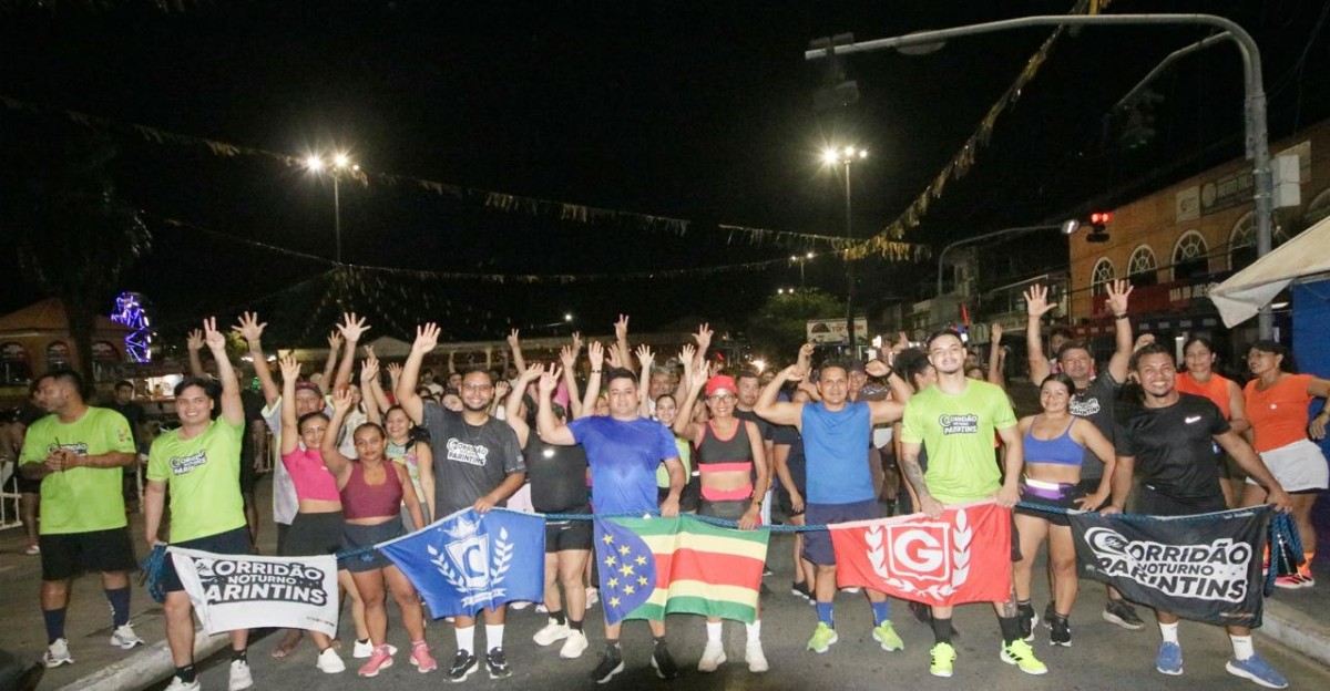 Corridão Noturno Parintins retorna com largada na Catedral proporcionando saúde, esporte e diversão à população