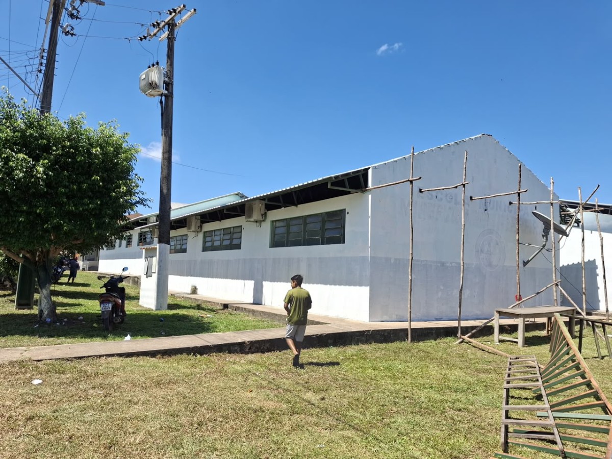 Obras de reforma e ampliação avançam na Escola Minervina Reis, no Bom Socorro