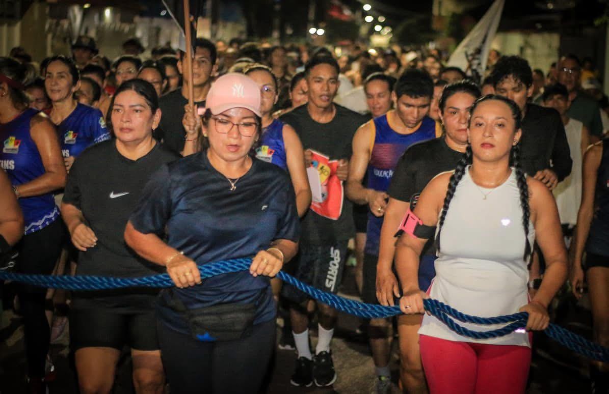 Prefeitura de Parintins e Ronda Maria da Penha realizam Corridão Noturno pelo fim da violência contra a mulher