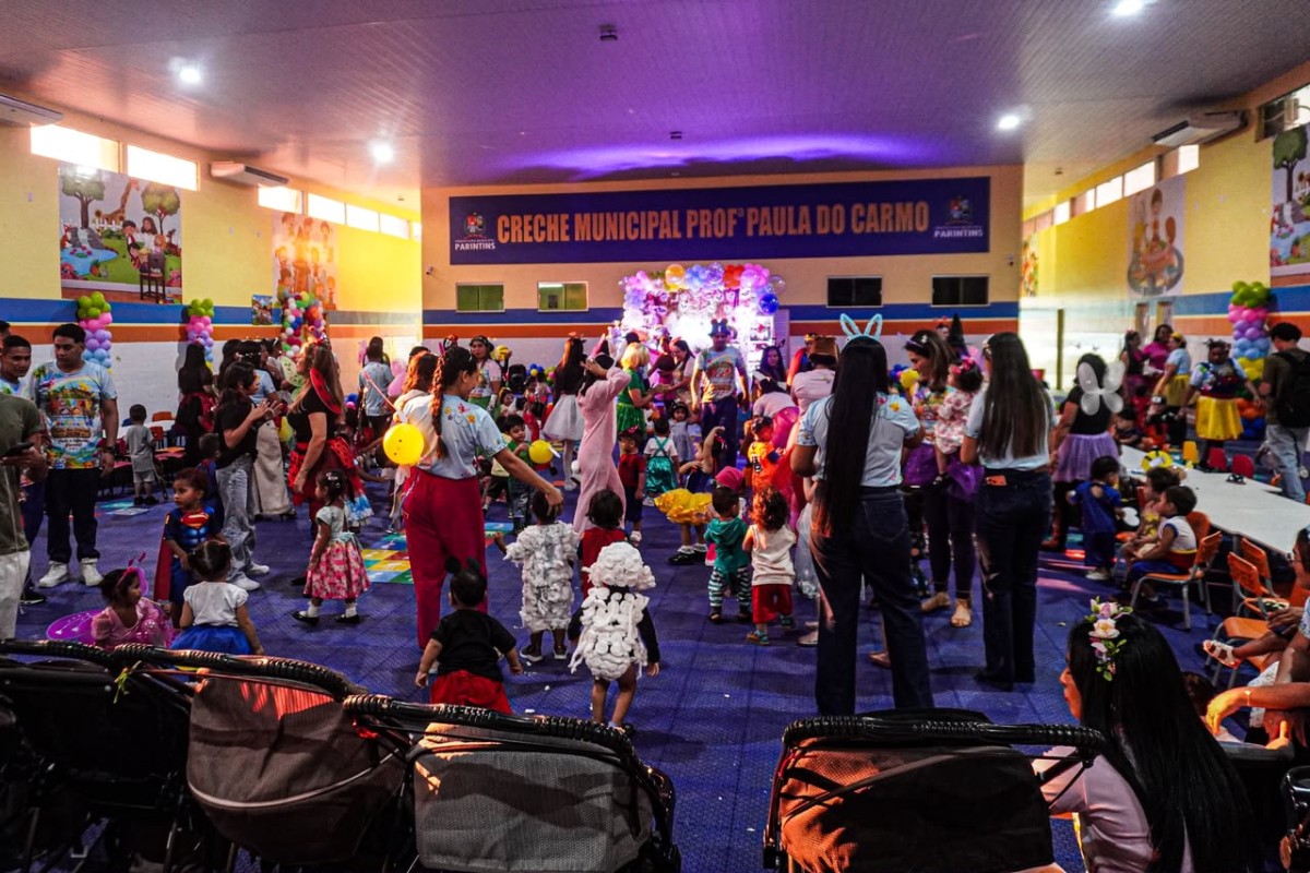 Creche Municipal Professora Paula do Carmo encerra Semana da Criança com diversão e apresentações especiais