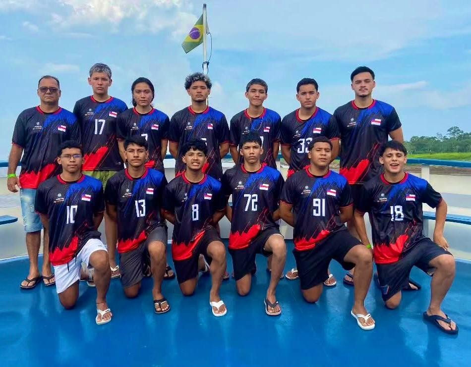 Com apoio da Prefeitura, jovens atletas de Parintins levam o nome do Amazonas para competição nacional de handebol