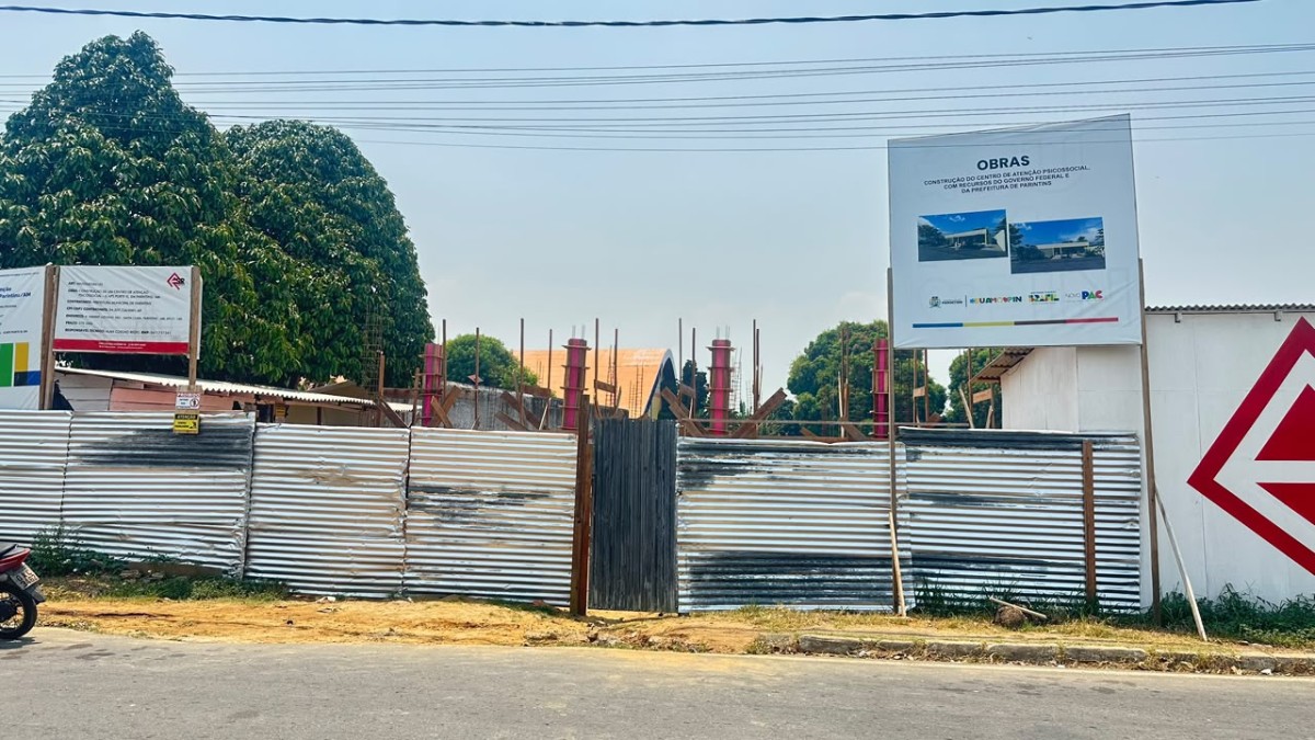 Gestão Municipal investe na construção do novo Centro de Atenção Psicossocial